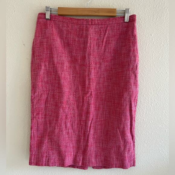 Moschino Cheap and‎ Chic Linen Blend Pencil Skirt Office Career Preppy - Picture 1 of 8